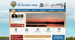 Desktop Screenshot of cityofstmarys.net